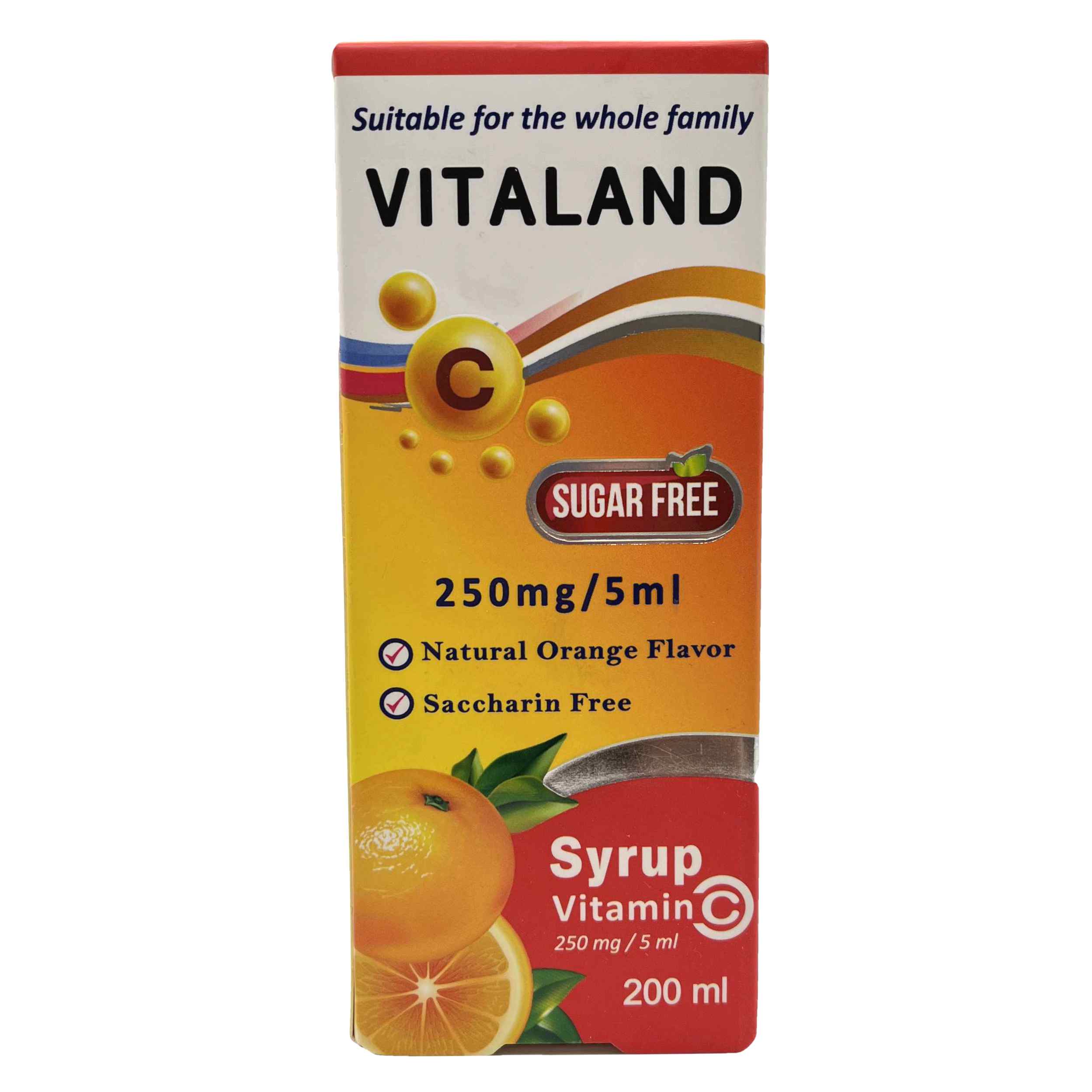 شربت بدون قند ویتامین سی ویتالند Vitaland C